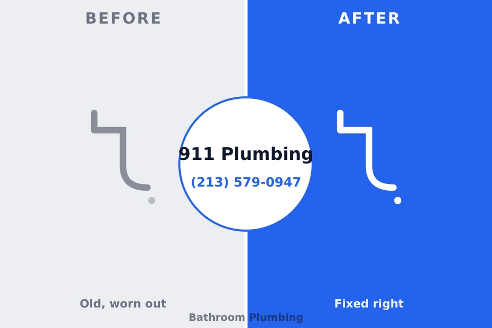 Before and after: plumbing repair Sandersville, GA